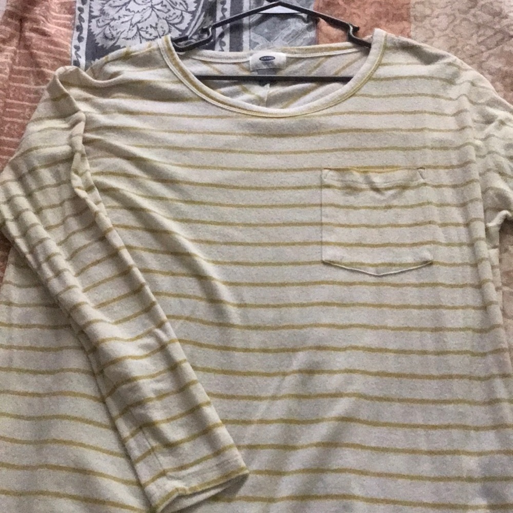 Nice beige and yellow shirt